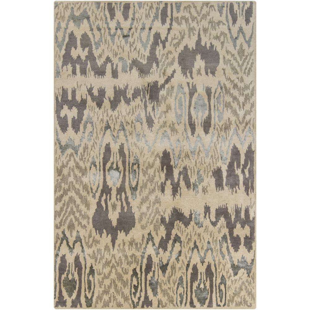 Chandra Rugs RUP39606 RUPEC Hand-Tufted Contemporary Rug in Beige/Grey/Brown, 9