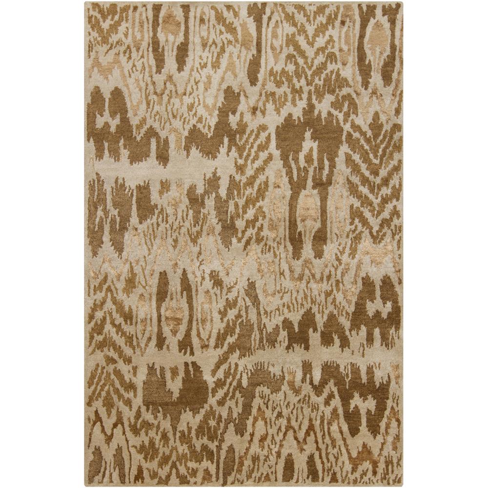 Chandra Rugs RUP39607 RUPEC Hand-Tufted Contemporary Rug in Beige/Brown, 5