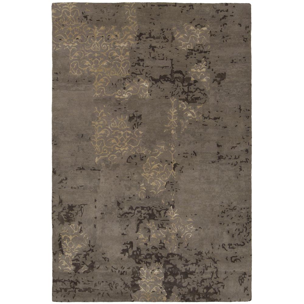 Chandra Rugs RUP39625 RUPEC Hand-Tufted Contemporary Rug in Taupe/Brown/Beige, 7