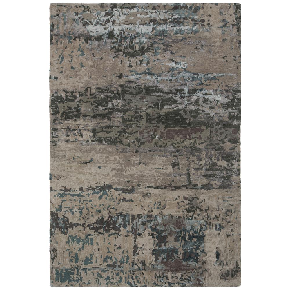 Chandra Rugs RUP39630 RUPEC Hand-Tufted Contemporary Rug in Beige/Brown/Grey/Blue, 5
