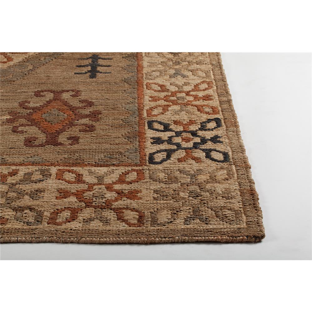 Chandra Rugs RYL46902 RYLEIGH Hand-Woven Transitional Wool Rug in Natural/Tan/Green/Rust, 9