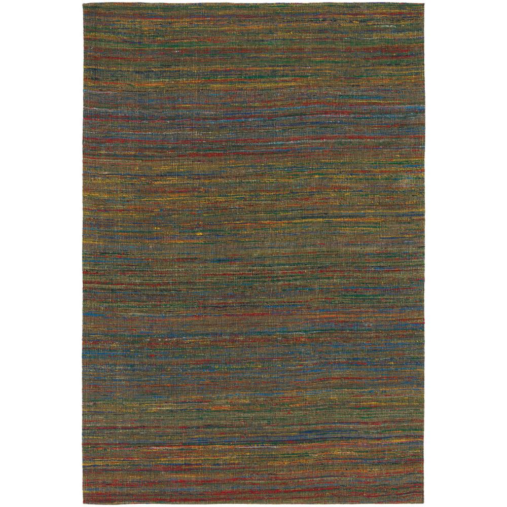 Chandra Rugs SHE31201 SHENAZ Hand-Woven Dhurrie Rug in Multi Colored, 5