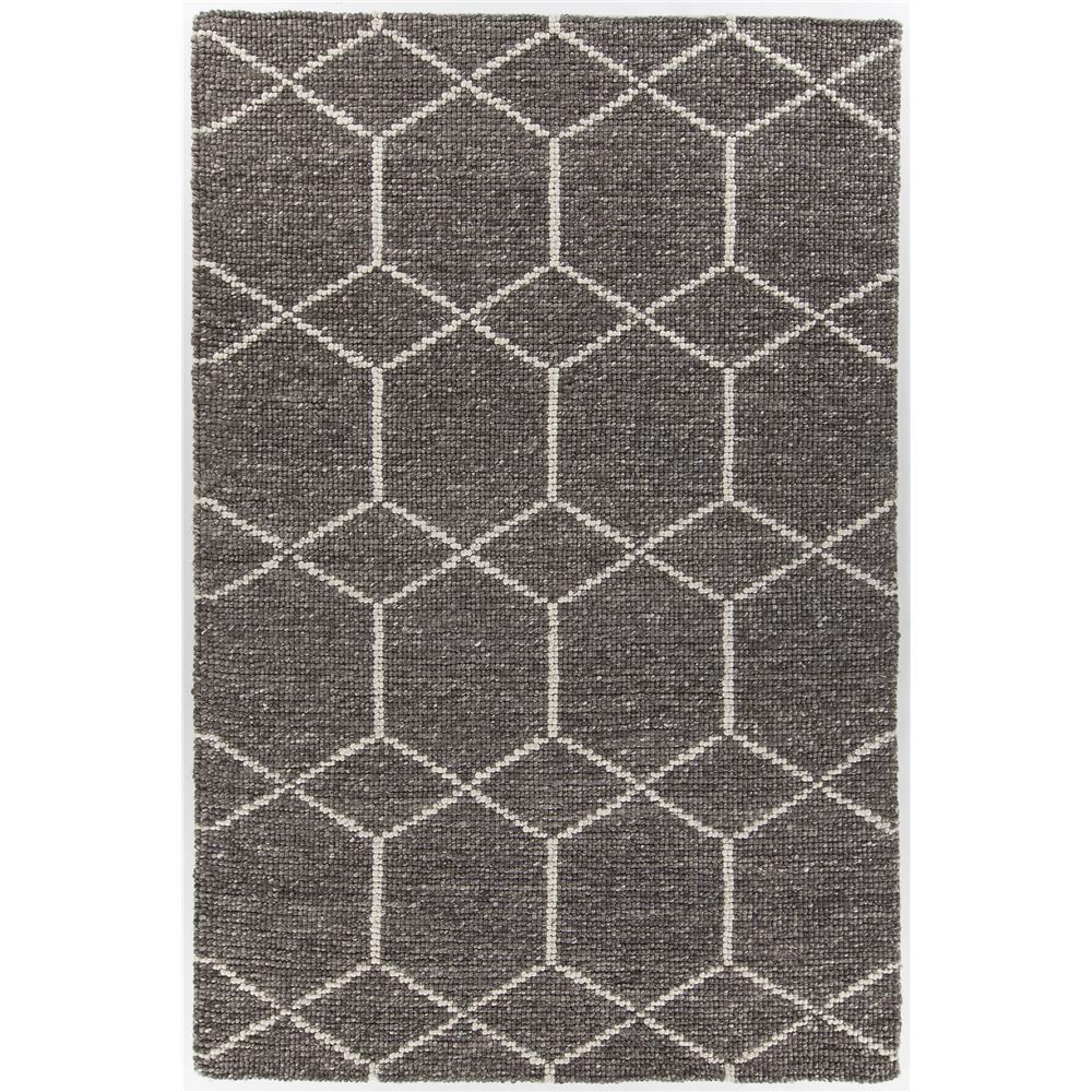 Chandra Rugs SLO32800 SLONE Hand-Woven Contemporary Rug in Grey, 5