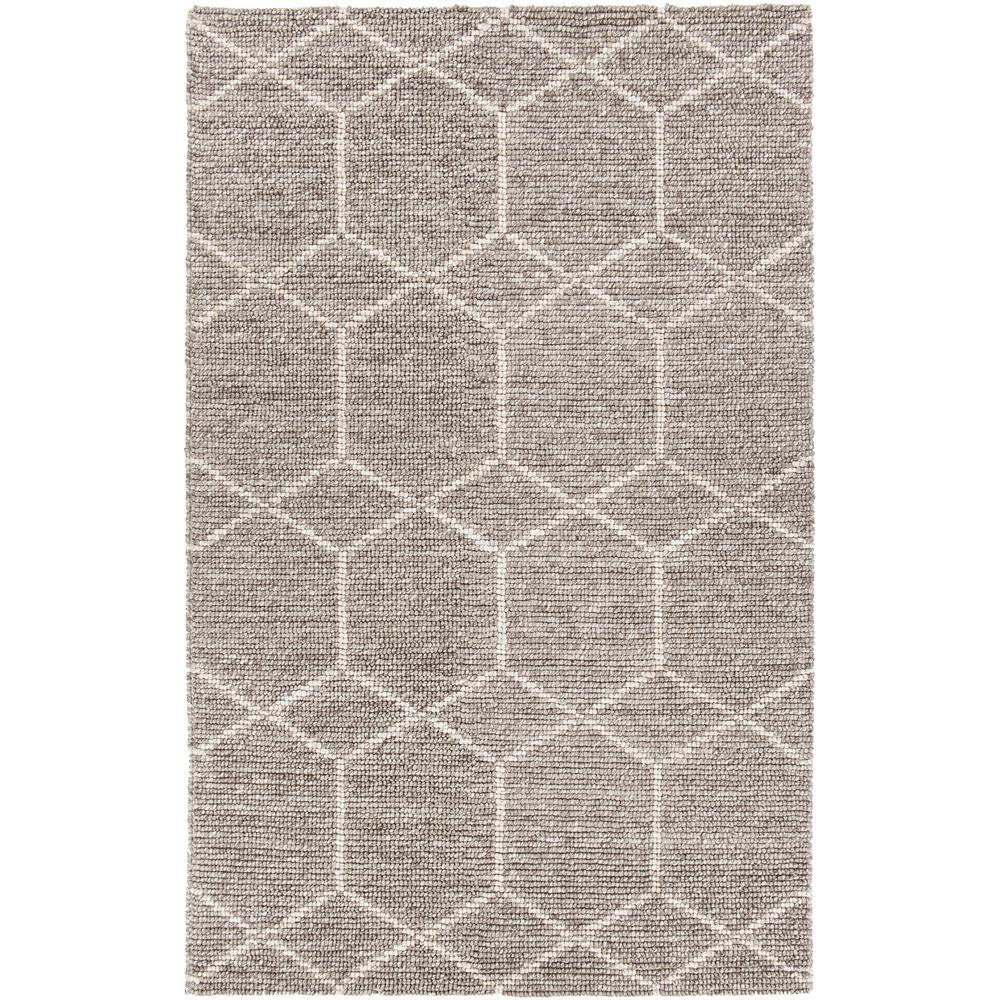 Chandra Rugs SLO32801 SLONE Hand-Woven Contemporary Rug in Taupe, 5