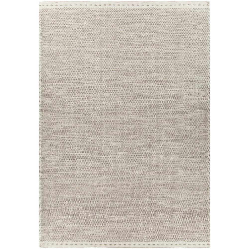 Chandra Rugs SON35901 SONNET Hand-Woven Flatweave Rug in Grey/White, 9