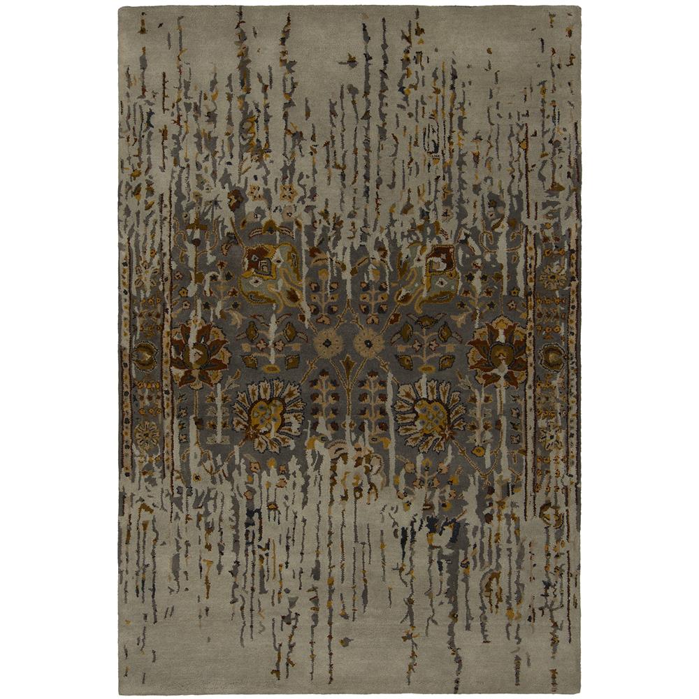 Chandra Rugs SPR29100 SPRING Hand-Tufted Contemporary Rug in Grey/Taupe/Brown/Yellow/Black, 5