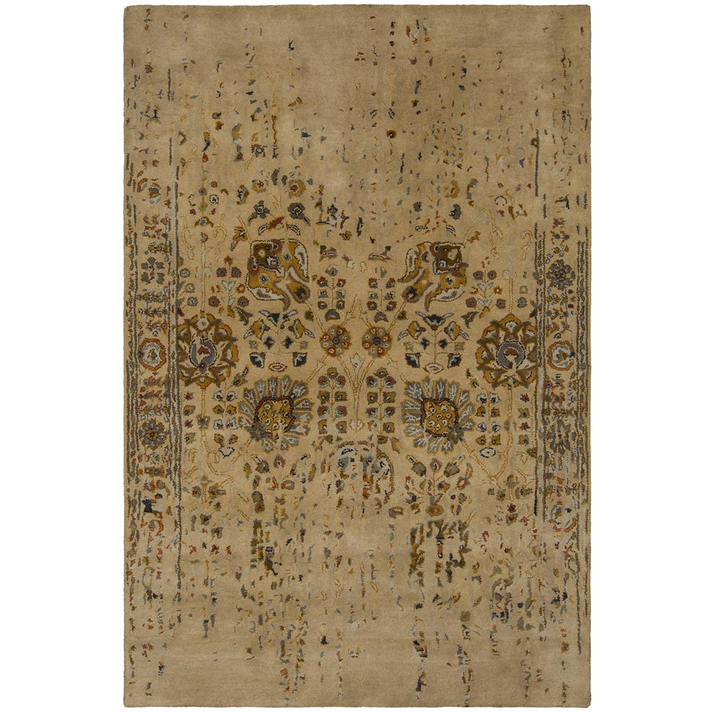 Chandra Rugs SPR29102 SPRING Hand-Tufted Contemporary Rug in Tan/Gold/Grey/Burgundy/Black, 5