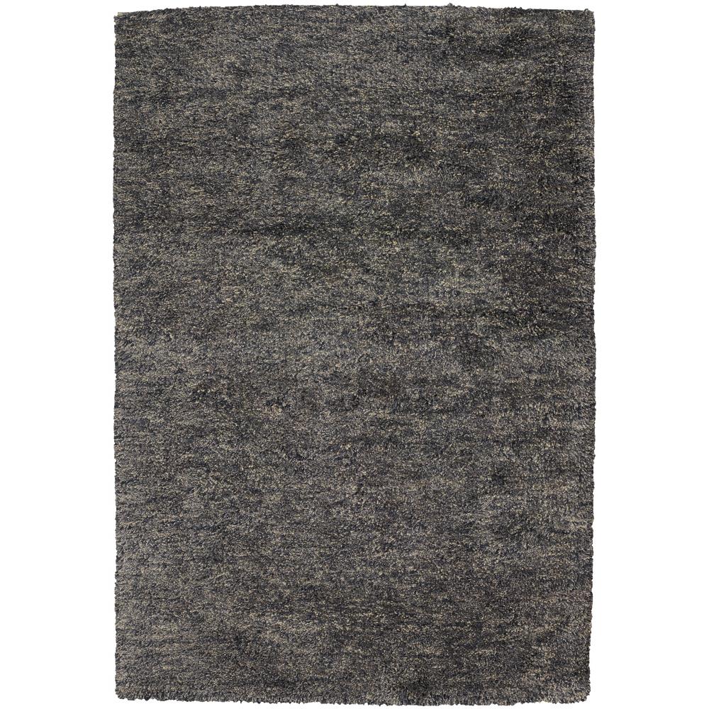 Chandra Rugs STE21801 STERLING Hand-Woven Contemporary Shag Rug in Charcoal, 7