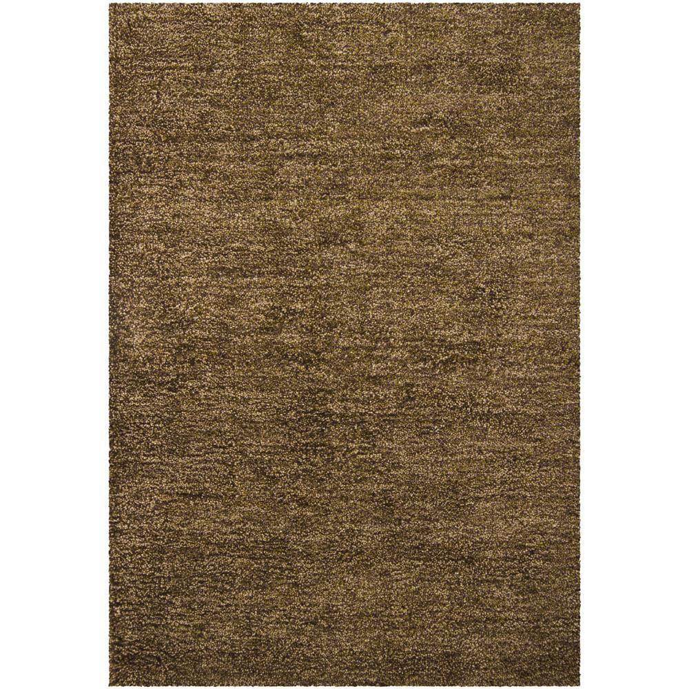 Chandra Rugs STE21802 STERLING Hand-Woven Contemporary Shag Rug in Brown/Green/Purple, 9
