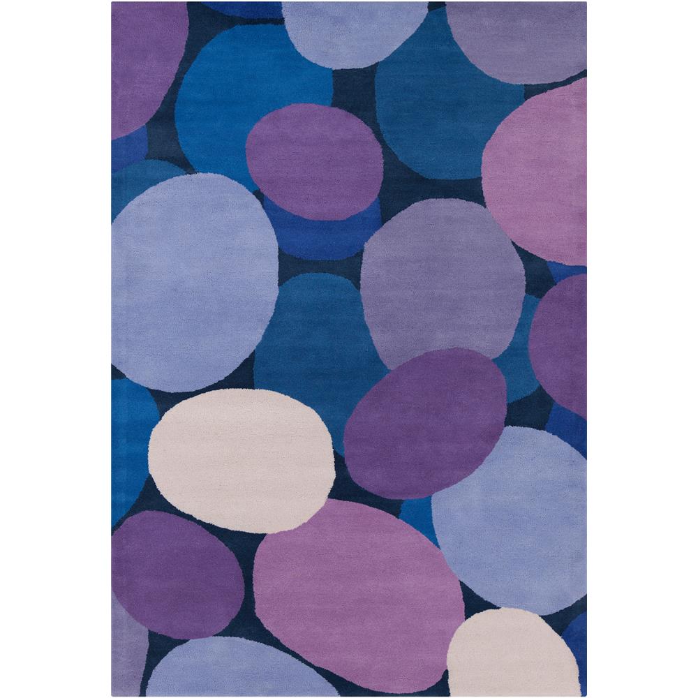 Chandra Rugs STE52108 STELLA Hand-Tufted Contemporary Wool Rug in Pink/Purple/Blue/Cream, 5