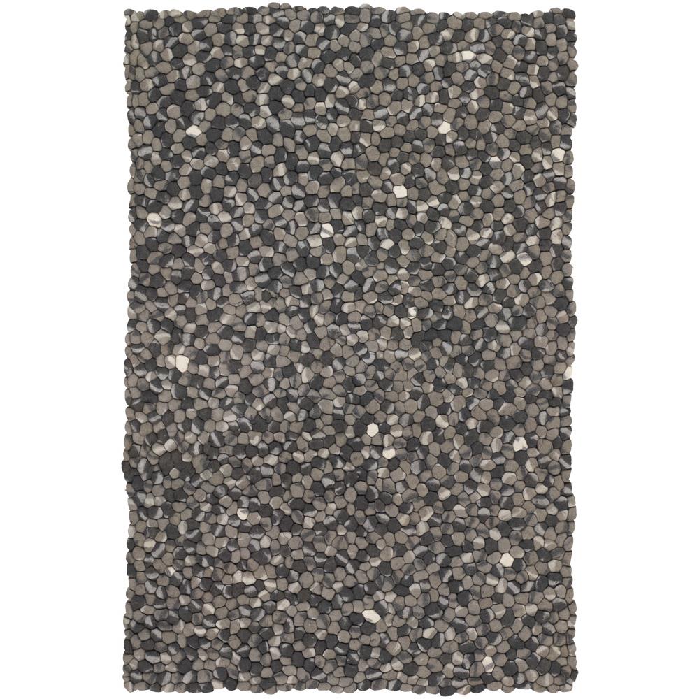 Chandra Rugs STO23301 STONE Hand-Woven Reversible  Rug in Grey/Taupe/Ivory, 7