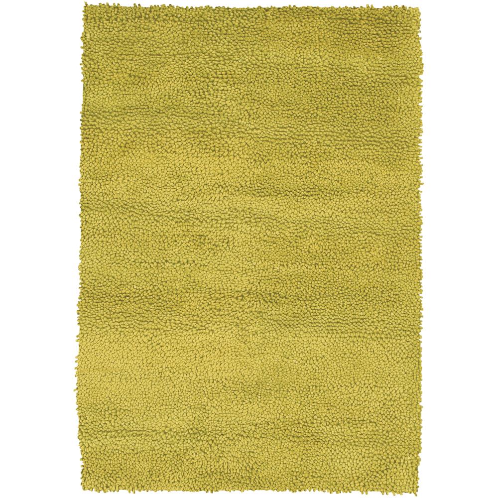 Chandra Rugs STR1108 STRATA Hand-Woven Contemporary Rug in Green, 5
