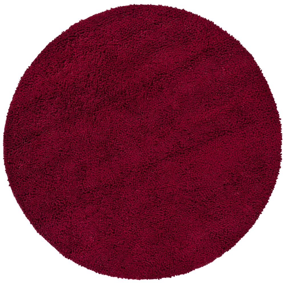 Chandra Rugs STR1110 STRATA Hand-Woven Contemporary Rug in Deep Red, 7