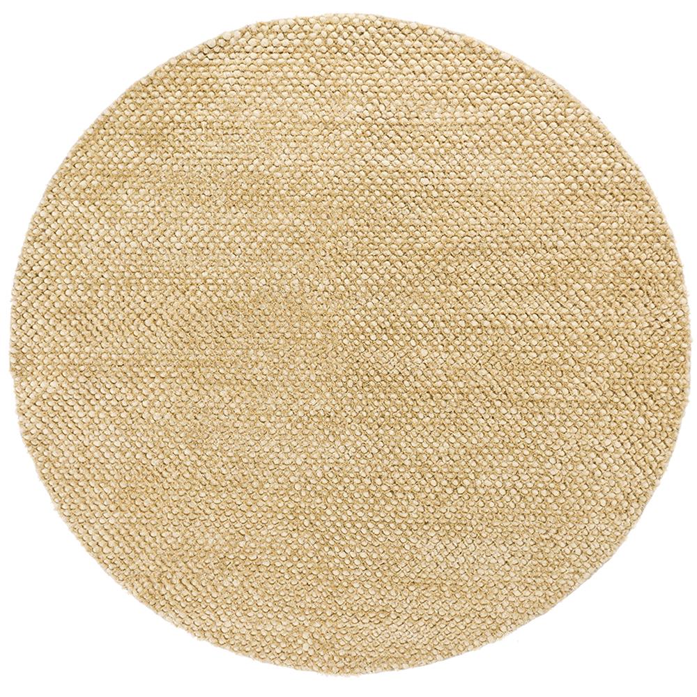 Chandra Rugs STR1160 STRATA Hand-Woven Contemporary Rug in Gold/Tan, 7