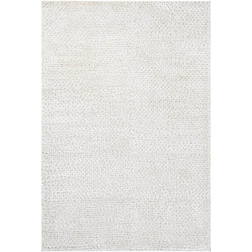 Chandra Rugs STR1162 STRATA Hand-Woven Contemporary Rug in White, 5