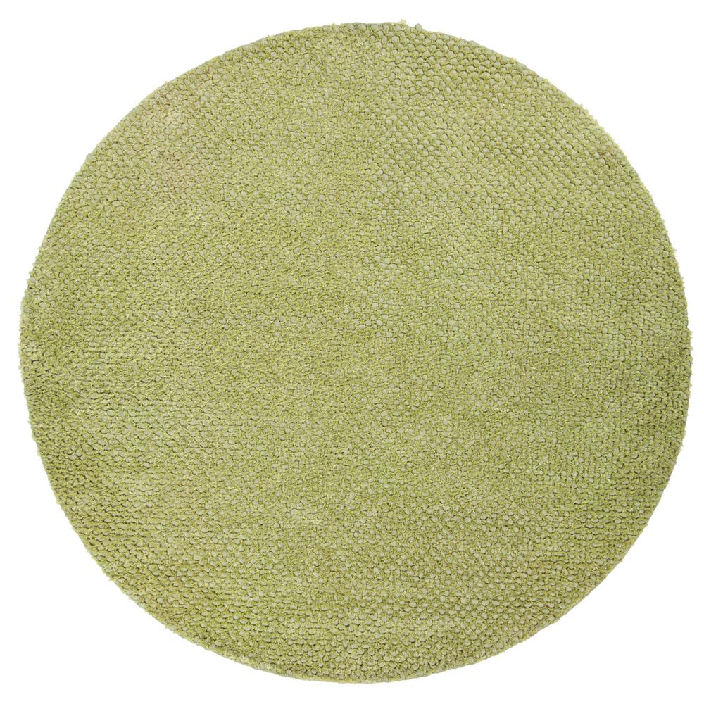 Chandra Rugs STR1163 STRATA Hand-Woven Contemporary Rug in Green, 7