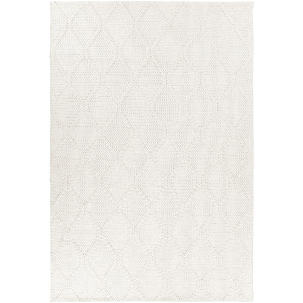 Chandra Rugs SUJ34700 SUJAN Hand-Woven Contemporary Rug in White, 5