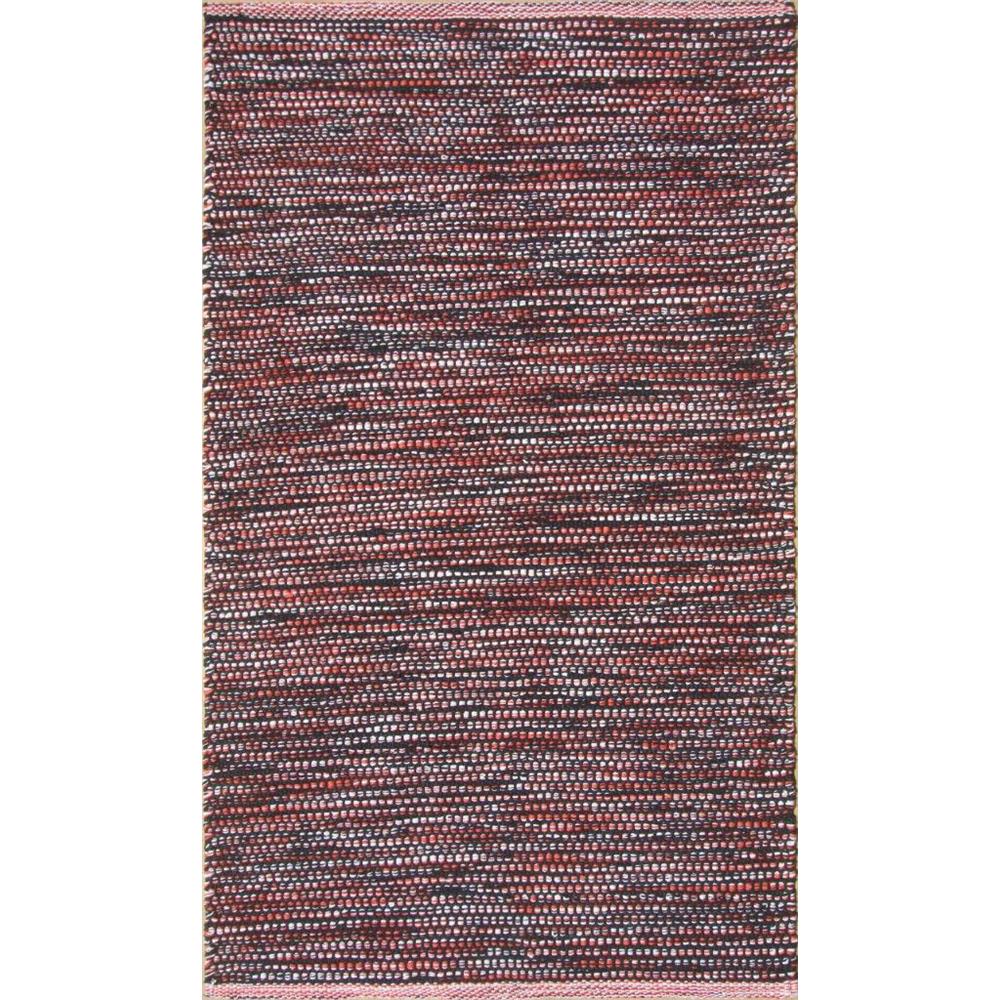 Chandra Rugs TAN45921 TANYA Handwoven Flatweave Cotton Rug in Red/Beige, 9