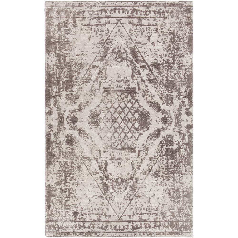 Chandra Rugs TAY42402 TAYLA Hand-tufted Traditional Rug in Grey/white/charcoal, 9