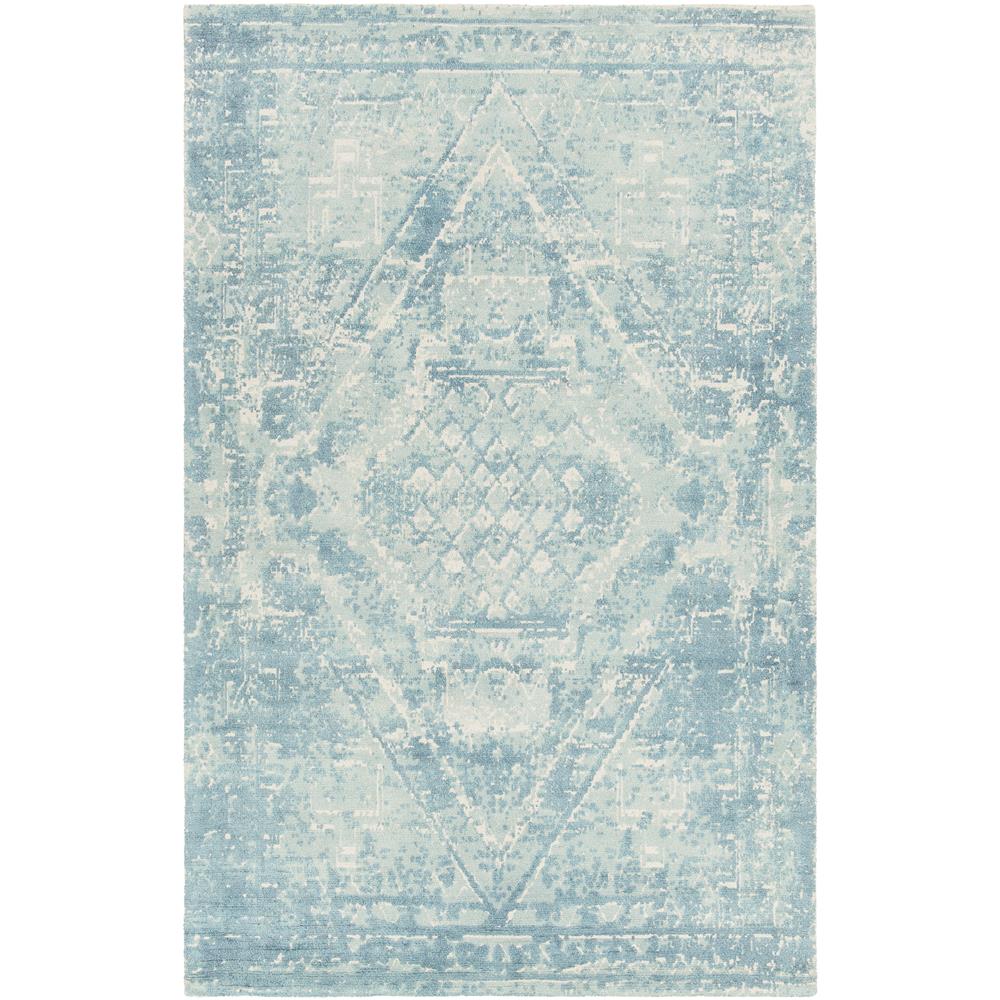 Chandra Rugs TAY42403 TAYLA Hand-tufted Traditional Rug in Blue/White, 7