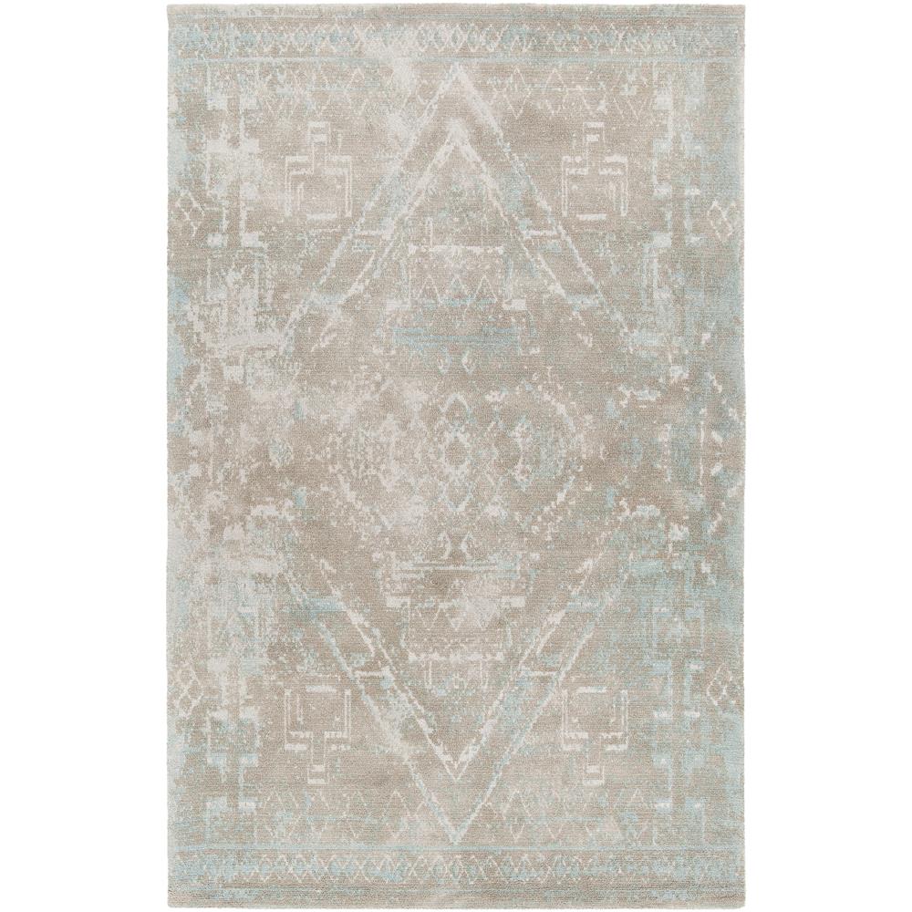 Chandra Rugs TAY42404 TAYLA Hand-tufted Traditional Rug in Beige/White/Charcoal, 5