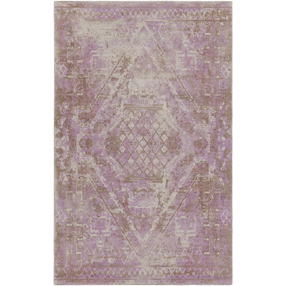 Chandra Rugs TAY42406 TAYLA Hand-tufted Traditional Rug in Pink/brown/beige, 5