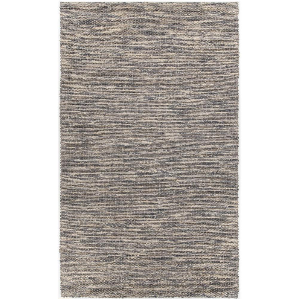 Chandra Rugs TES46400 TESSA Hand-woven Contemporary Rug in Grey/Natural, 5