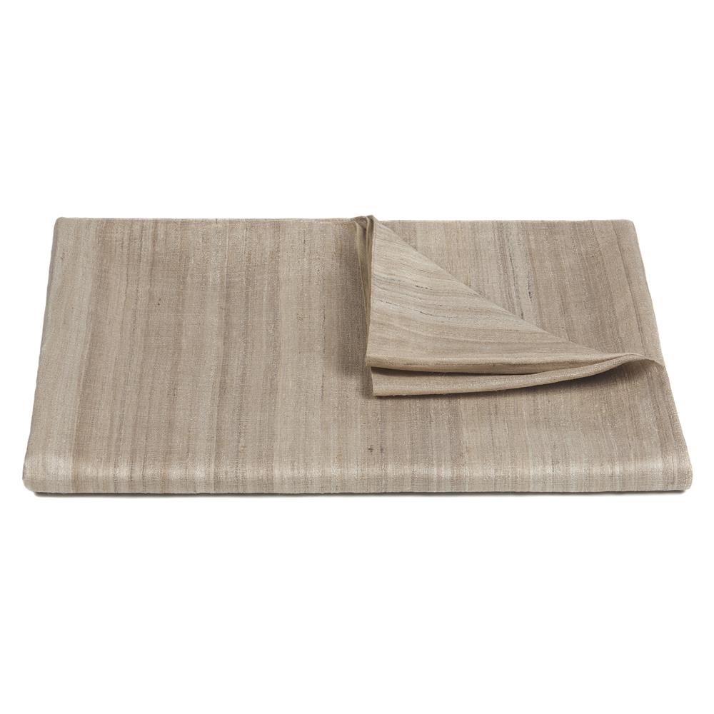 Chandra Rugs TH-VES51640 VESPER Handcrafted Silk Throw in Natural, 50"x70"