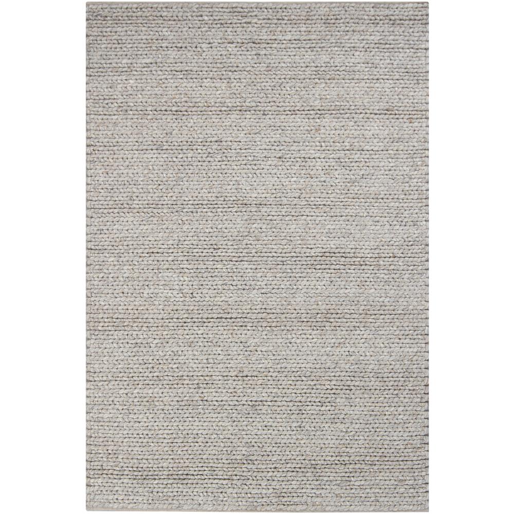 Chandra Rugs VAL24401 VALENCIA Hand-Woven Contemporary Rug in Ivory/Grey/Brown, 7