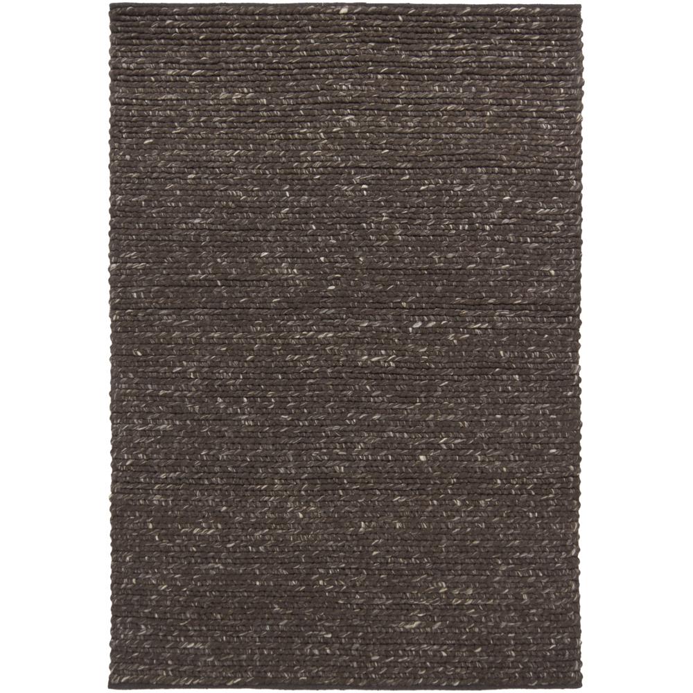Chandra Rugs VAL24403 VALENCIA Hand-Woven Contemporary Rug in Brown/Cream, 9