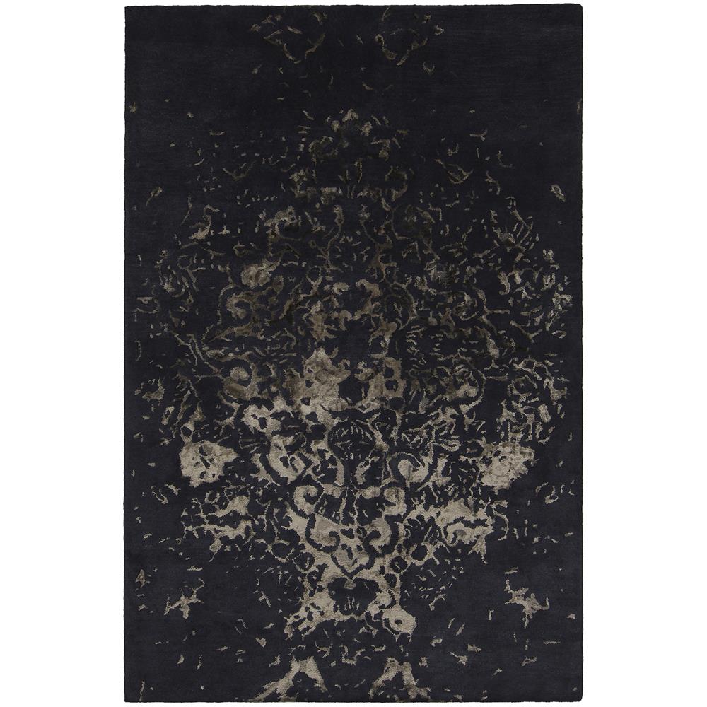 Chandra Rugs VEL29300 VELENO Hand-Tufted Contemporary Rug in Charcoal/Grey/Beige, 5