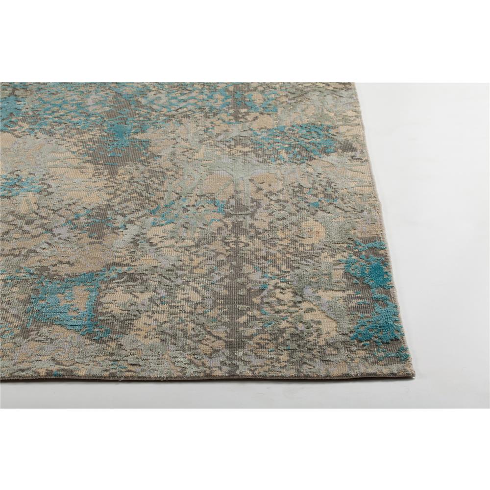 Chandra Rugs VIN36806 VINGEL Hand-knotted Transitional Rug in Blue/Brown/Beige/Tan/Grey, 5