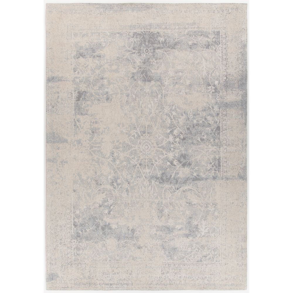Chandra Rugs WIL46603 WILLA Hand-woven Contemporary Rug in Blue/Beige, 7