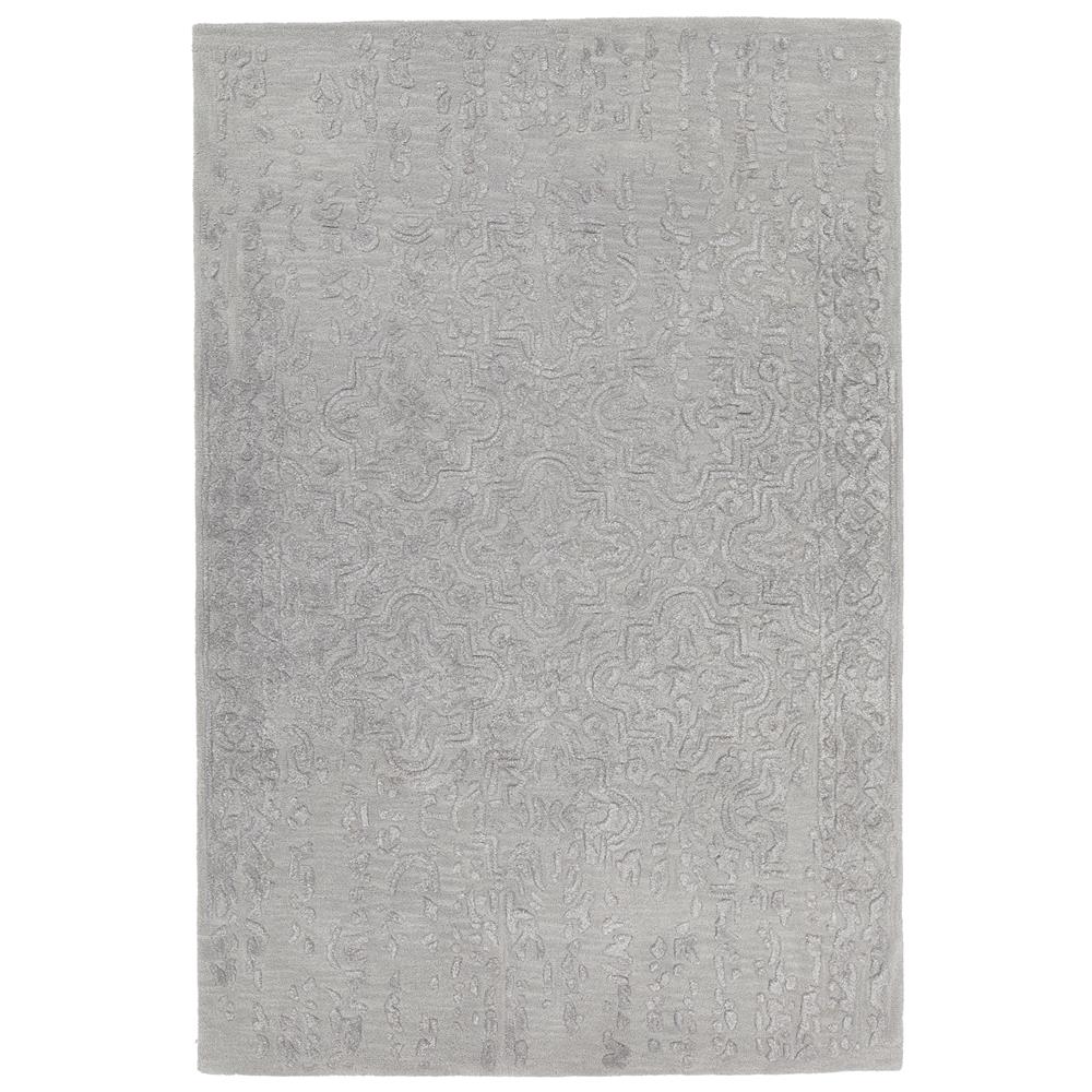 Chandra Rugs XIA43702 XIA Hand-Tufted Contemporary Rug in Grey, 9