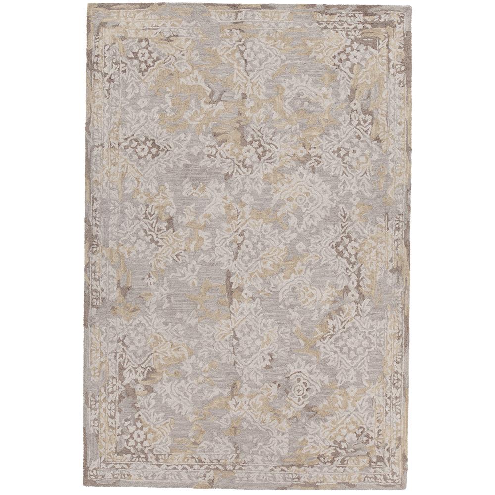 Chandra Rugs ZYA43900 ZYANA Hand-Tufted Contemporary Rug in grey/brown/gold/beige, 5