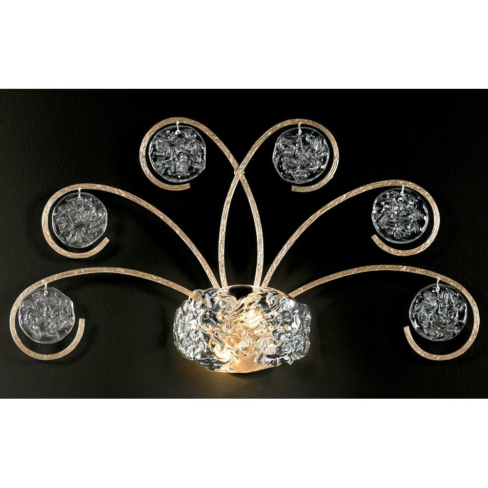 Classic Lighting 10043 SF Celeste Wall Sconce in Silver Frost