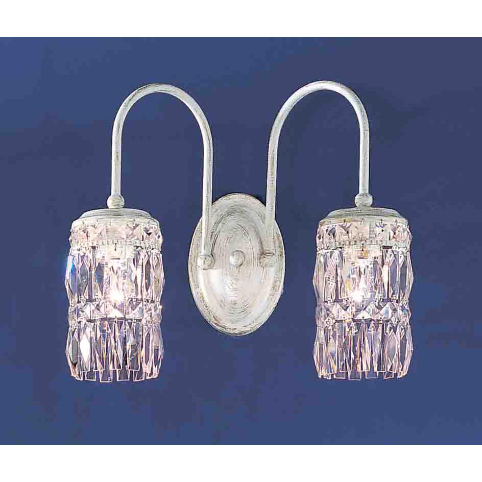 Classic Lighting 1082 CH RO Cascade Wall Sconce in Chrome with Rose