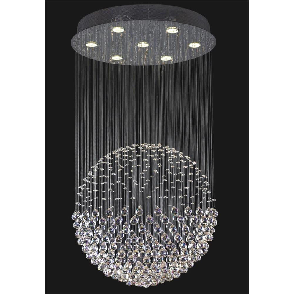Classic Lighting 16007 CH CP Corpi Celeste Chandelier in Chrome with Crystalique-Plus