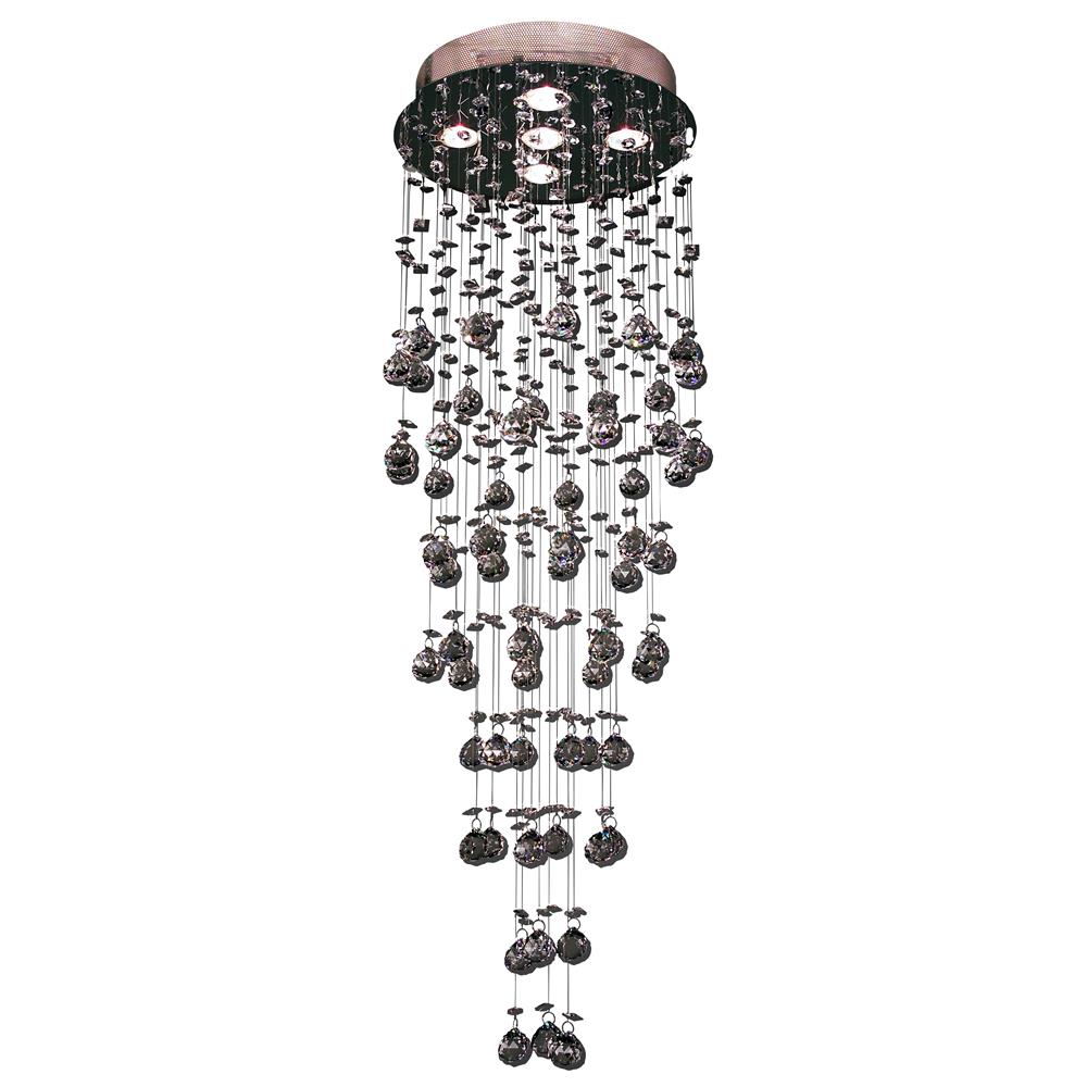 Classic Lighting 16010 CH CP Andromeda Chandelier in Chrome with Crystalique-Plus