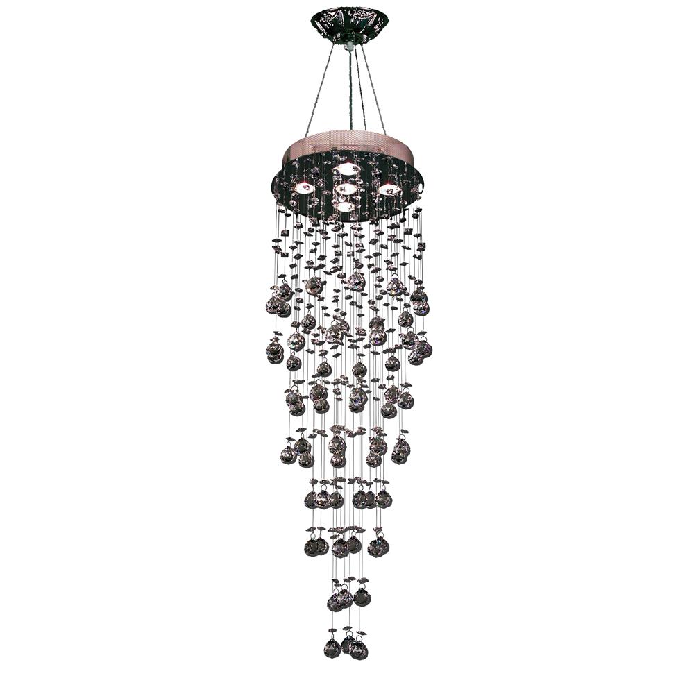 Classic Lighting 16010 CH CP H Andromeda Chandelier in Chrome with Crystalique-Plus