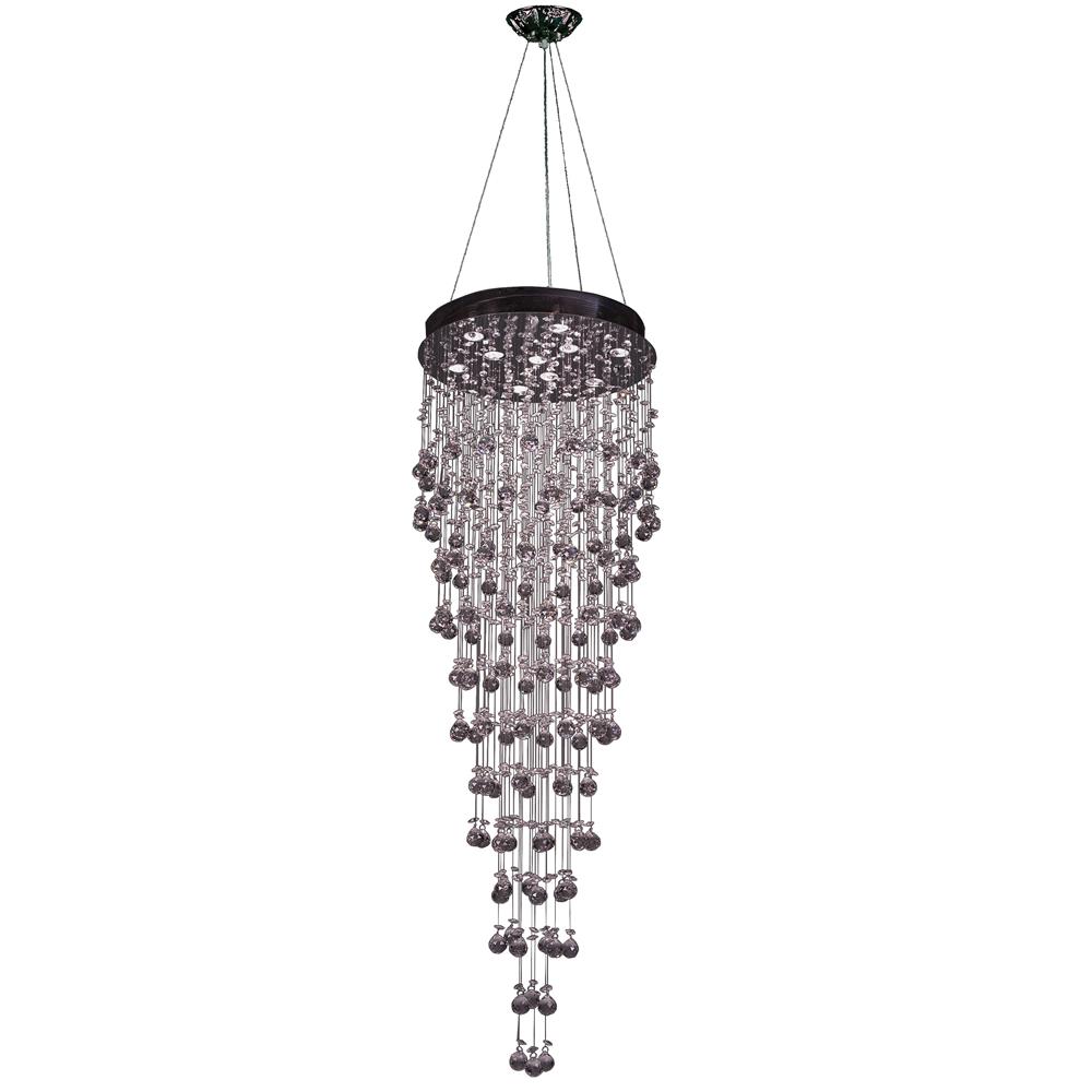 Classic Lighting 16011 CH CP H Andromeda Chandelier in Chrome with Crystalique-Plus