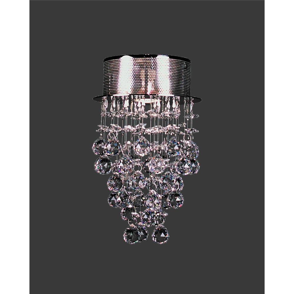 Classic Lighting 16014 CH CP H Andromeda Chandelier in Chrome with Crystalique-Plus