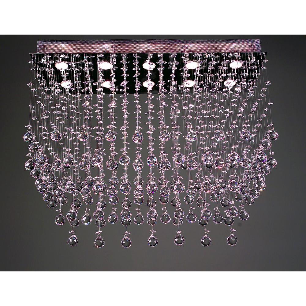 Classic Lighting 16018 CH CP Andromeda Chandelier in Chrome with Crystalique-Plus