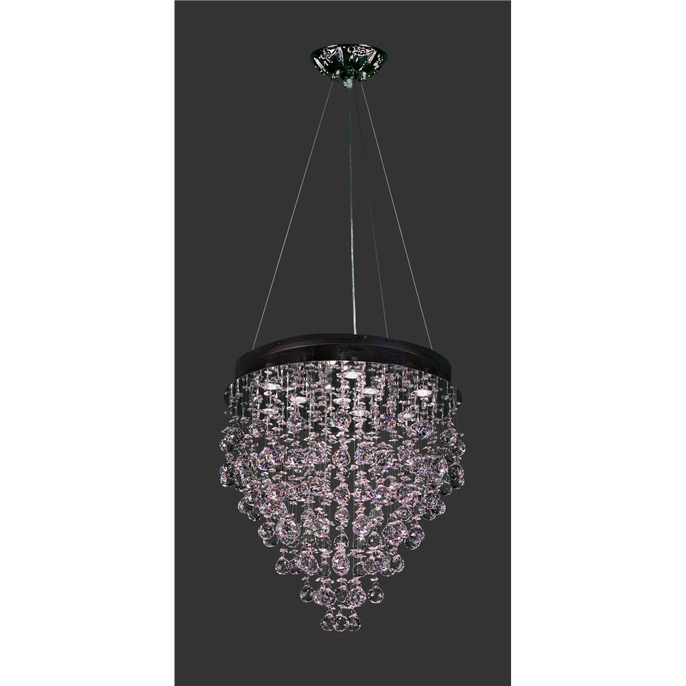 Classic Lighting 16021 CH CP H Andromeda Pendant in Chrome with Crystalique-Plus