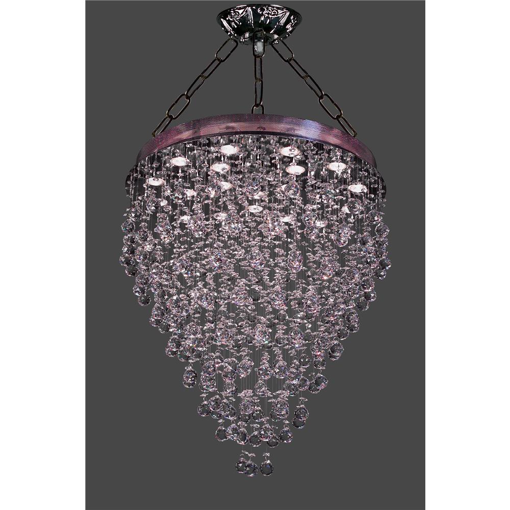 Classic Lighting 16022 CH CP H Andromeda Pendant in Chrome with Crystalique-Plus