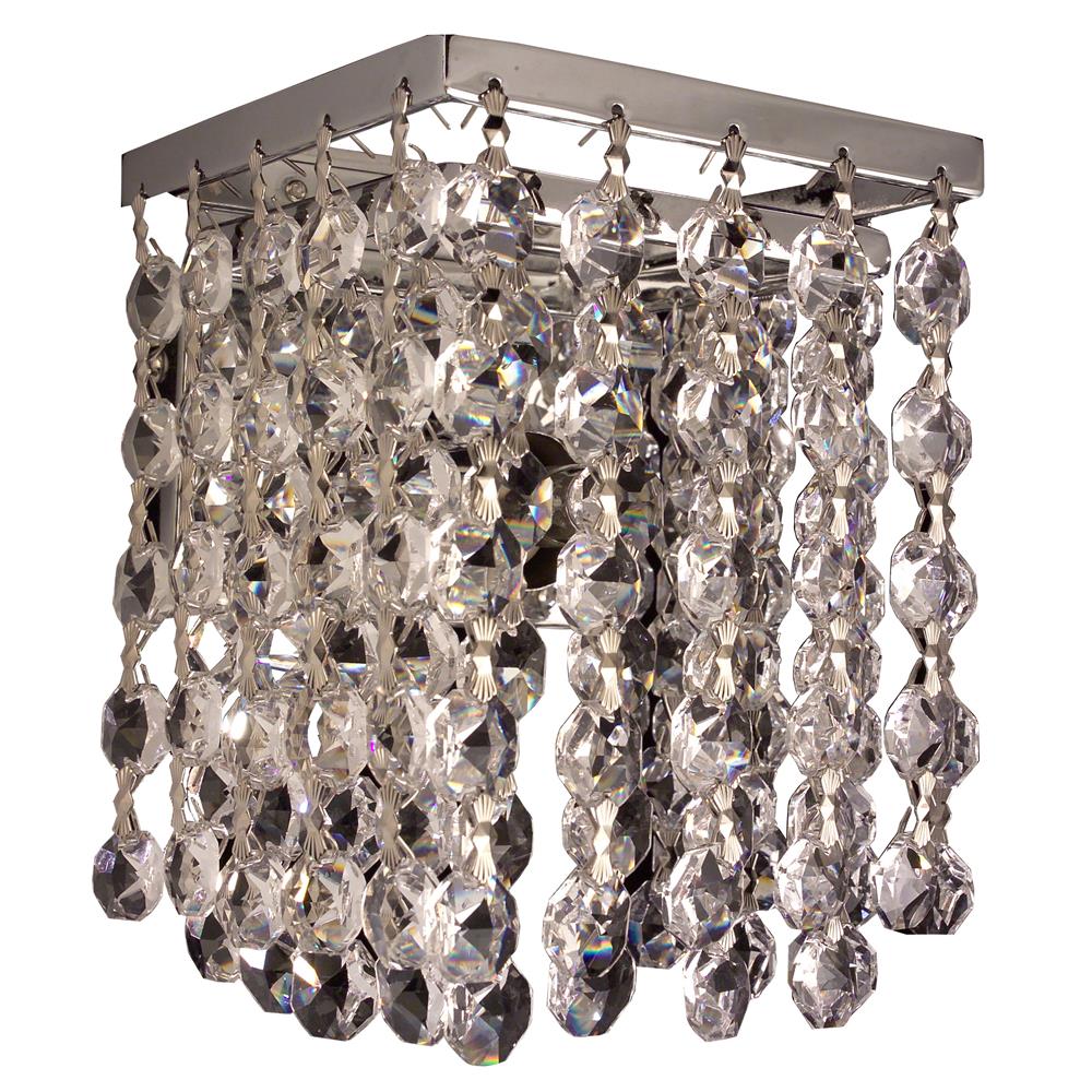 Classic Lighting 16102 CP Bedazzle Wall Sconce in Chrome with Crystalique-Plus