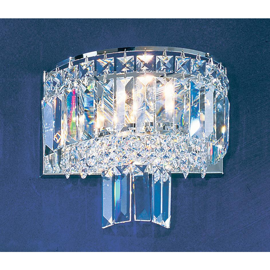 Classic Lighting 1624 CH CP Ambassador Vanity in Chrome with Crystalique-Plus
