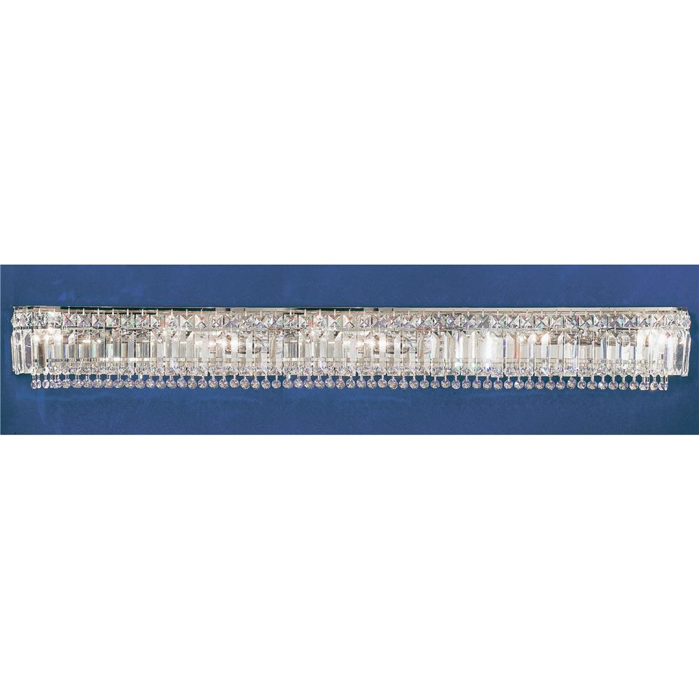 Classic Lighting 1627 CH CP Ambassador Vanity in Chrome with Crystalique-Plus