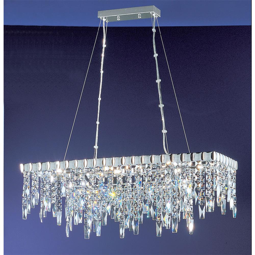 Classic Lighting 1909 CH CP Uptown Chandelier in Chrome with Crystalique-Plus