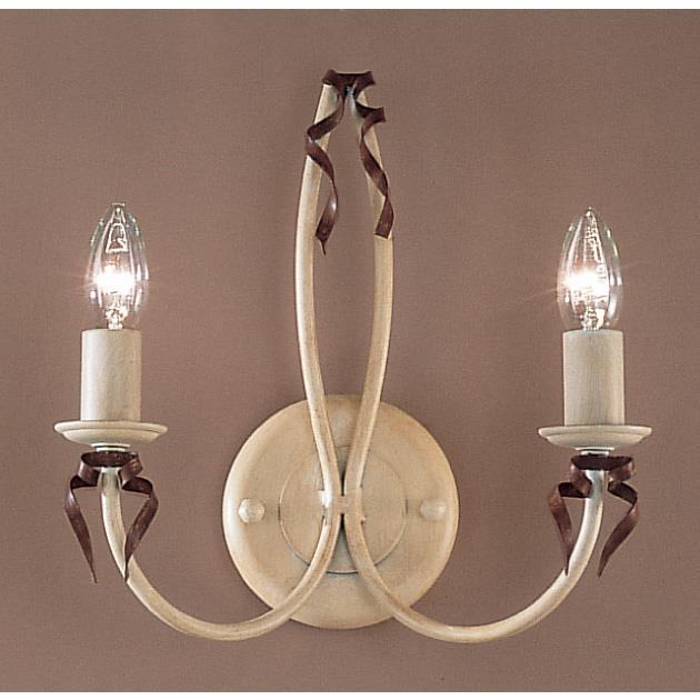 Classic Lighting 3652 IB Belluno Wall Sconce in Ivory / Brown